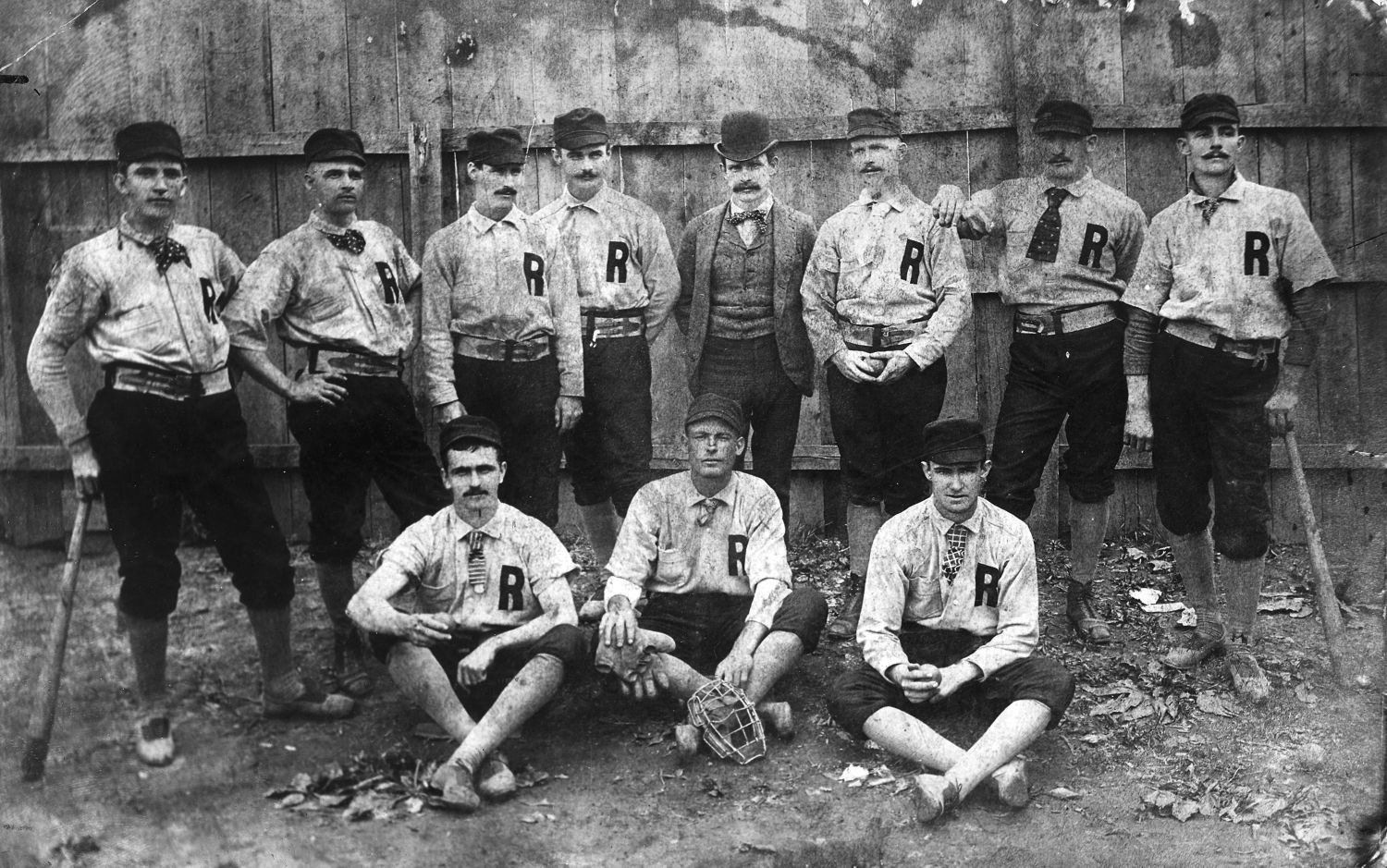 Roanoke's first baseball team